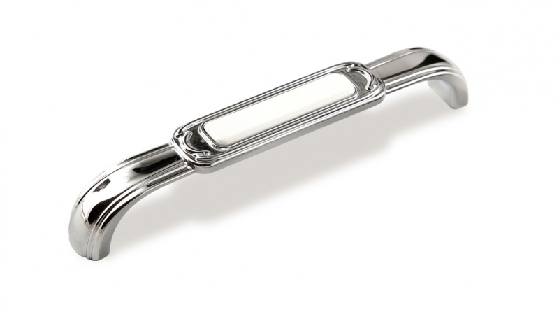 ВЛ FS-139  ручка скоба 128 мм старое олово/белый SALE