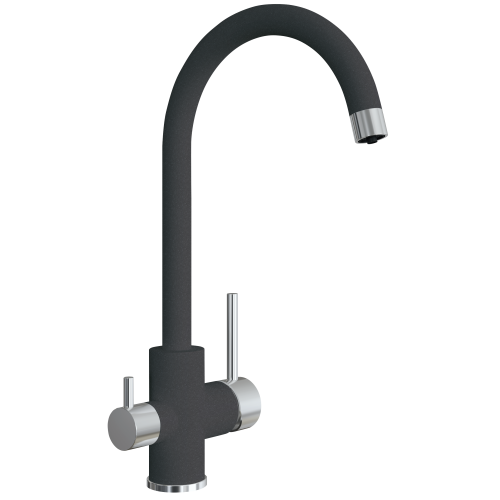 Смеситель FLORENTINA Клио   черный (заказ)