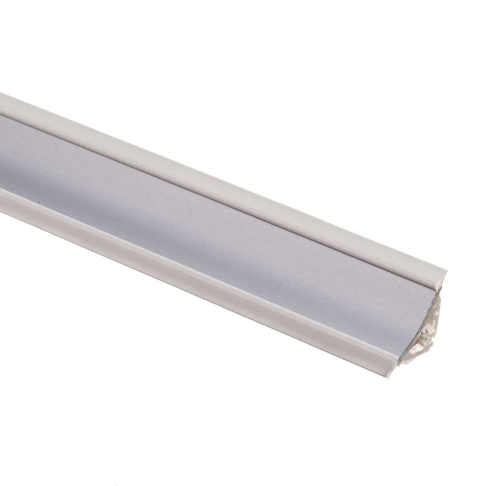 плинтус Rehau 4200мм мини-бортик Mini Plus Алюминий 157L