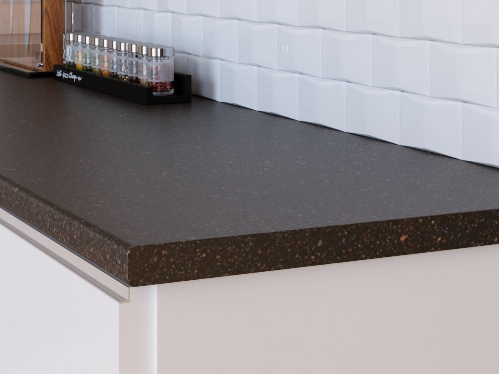 Столешница КЕДР МК 4000*600*38мм 1 группа - Черная бронза 4059/S/4159 (снят)