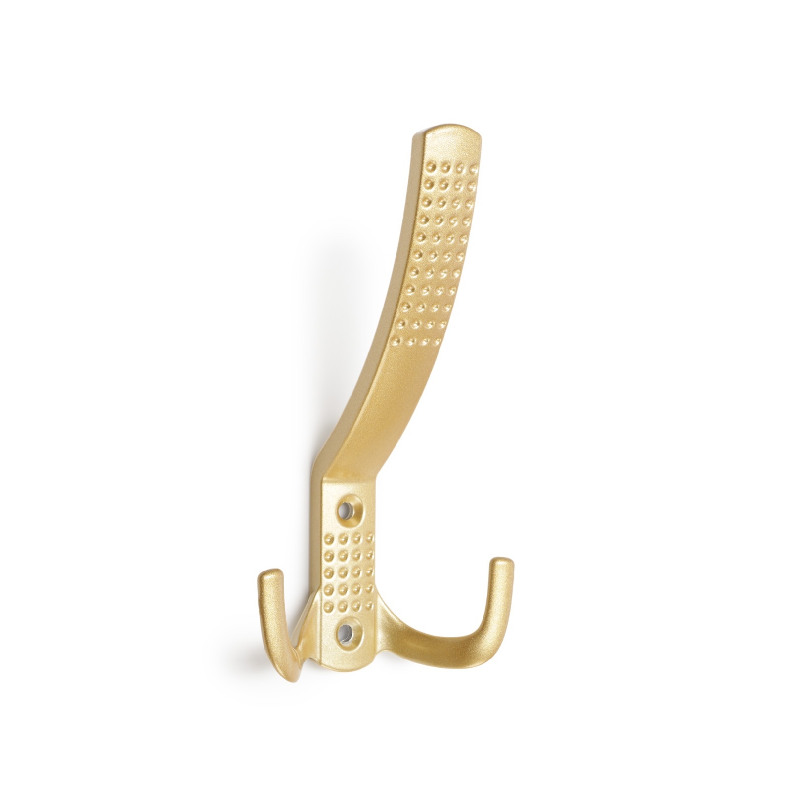 Крючок 3-х рожковый с перфорацией золото