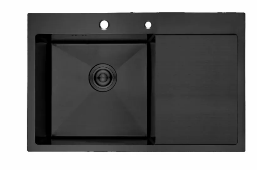 Мойка MARRBAXX  580*480*220 прямоугольная левая графит