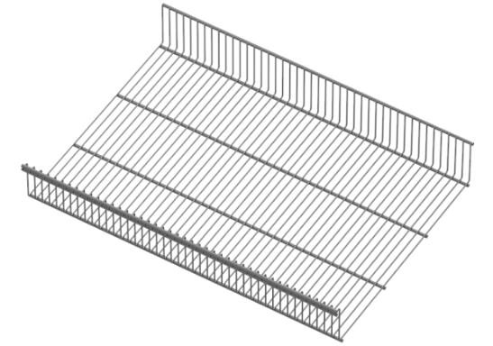Аристо Полка-корзина серия 460, L=607 МЕТАЛЛИК GSA 0335 SALE