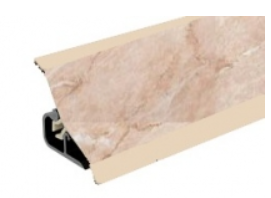 плинтус для столешниц 20*20*3,0 м Мрамор бежевый  1514 MRK 120-1226
