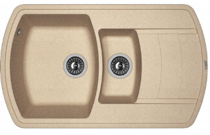 Мойка FLORENTINA Нире К 860*510*217  песочный (стоп-лист)