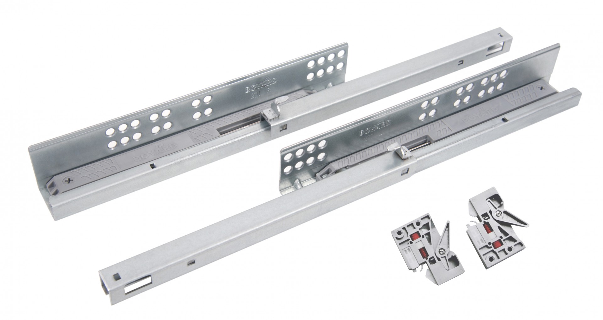 BRD DB8882/Zn направляющие скрытого монтажа B-slide 400, неполн. выдв. (надвижной) (снято)