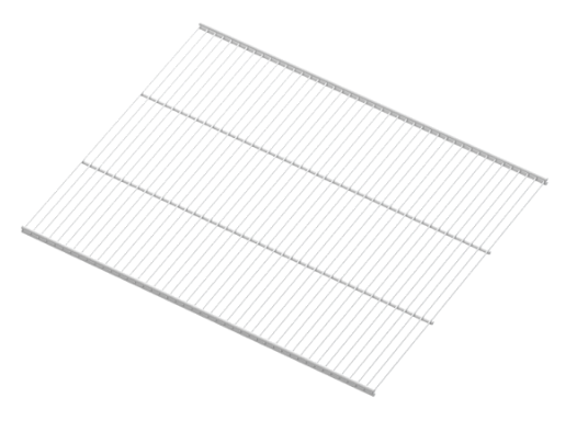 Аристо Полка проволочная, серия 540, L=607 БЕЛЫЙ GSA0289-607 SALE
