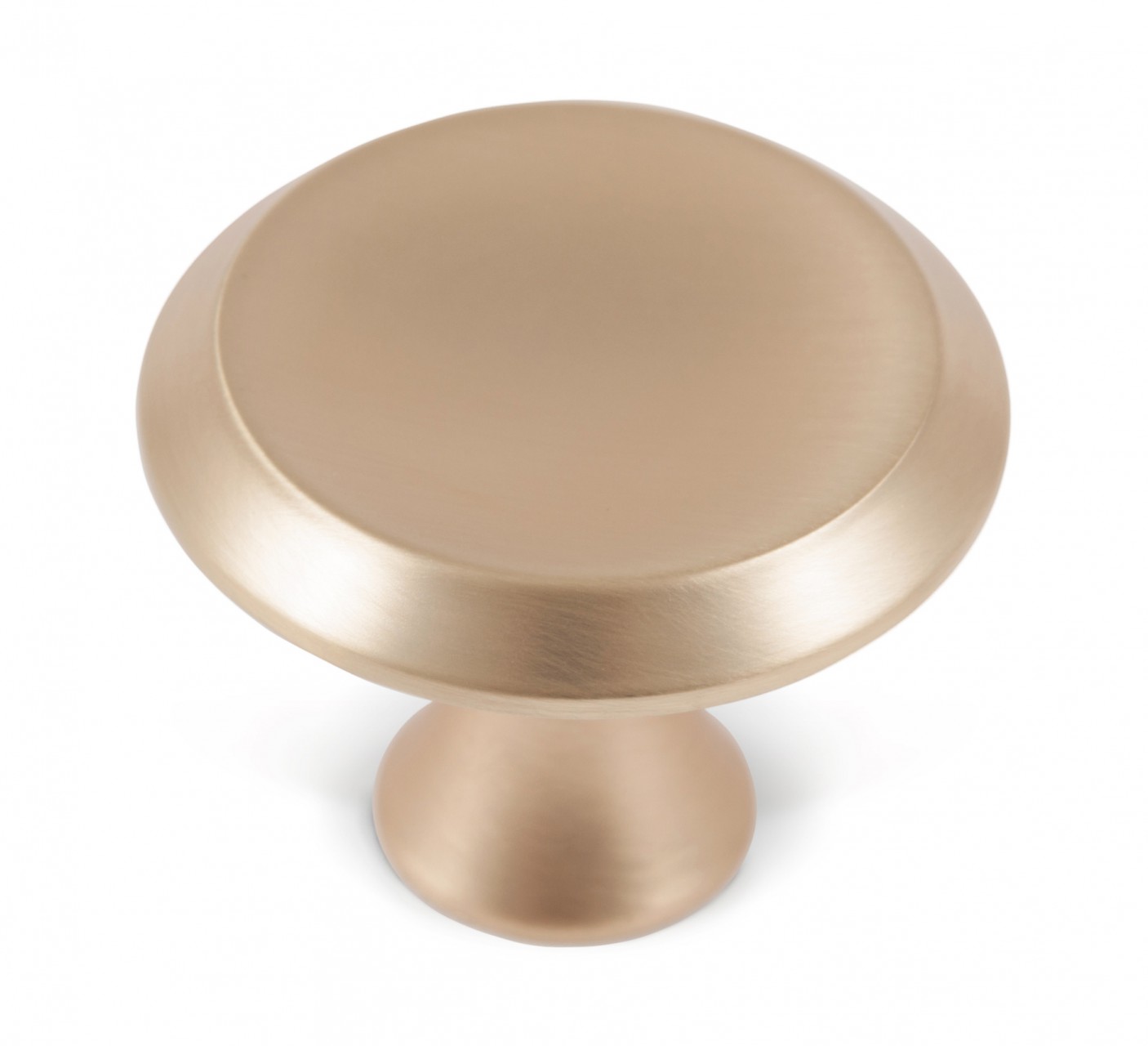 BRD RC305MBSG.4 ручка кнопка  UTA матовое браш/ сатиновое золото