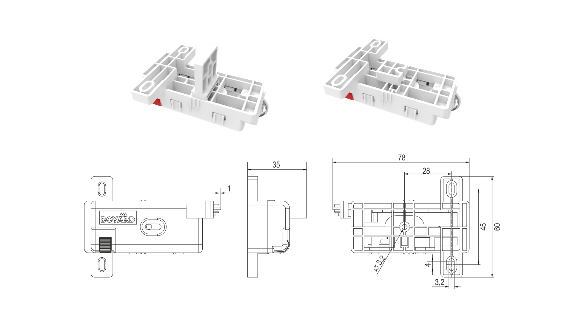 BRD SBS11/W Универсальный стабилизатор для широких ящиков ЗИП