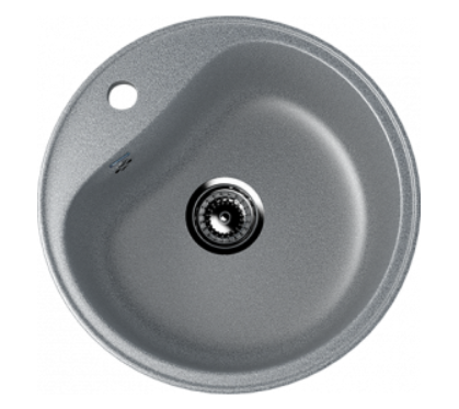 Мойка ULGRAN U-100-309 круглая темно-серый