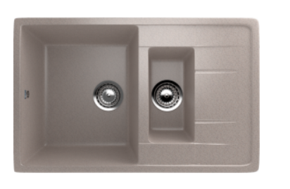 Мойка ULGRAN U-205-302 прямоугольная 2 чаши универсальная песочный