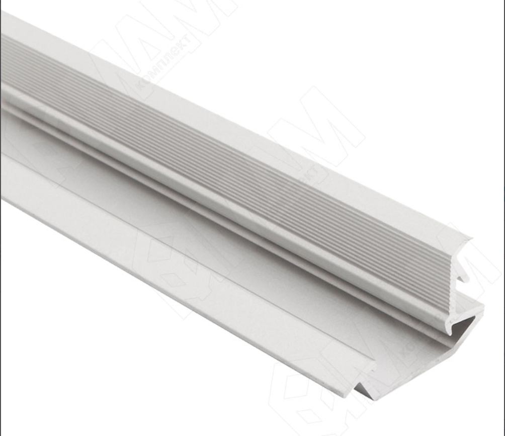 Профиль FM4, врезной серебро, 26х13мм, L-3000