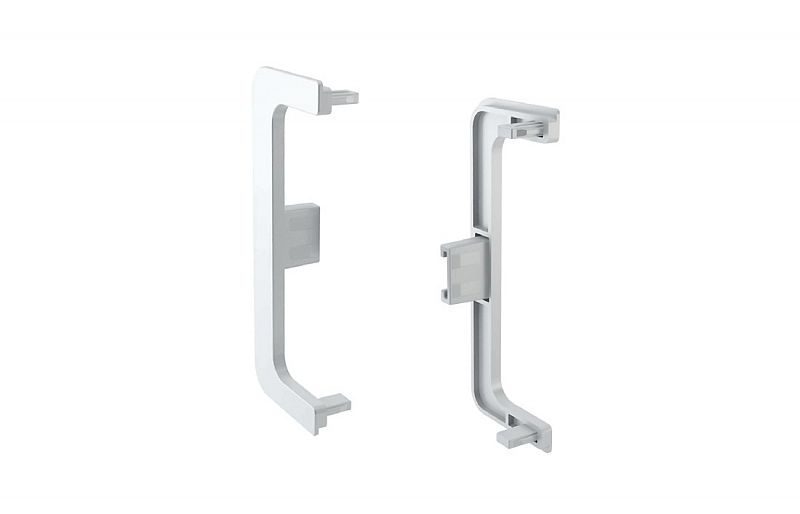 МФС Комплект закрытых заглушек для C-образного профиля (2шт.) серый №13 SALE (стоп-лист)