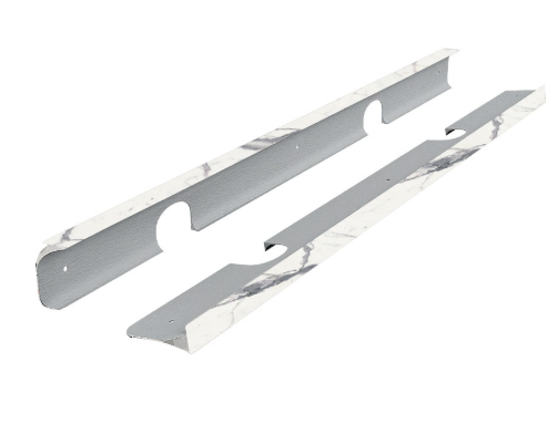 соединительная угловая Кедр R3 гранит белый 3072 (заказ)