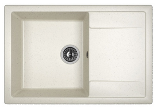 Мойка Dr. Gans Техно 760 прямоугольная с крылом белый (заказ) Т