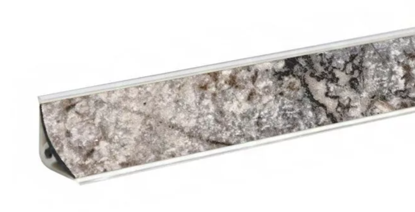 KORNER мини-бортик для столешниц 15*15*3000мм, LB-15 Серый мрамор 20-15-0-6086 (углы 001)