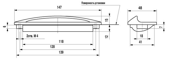 ВЛ FR-007 ручка "раковина" 128 мм золото матовое/золото матовое SALE