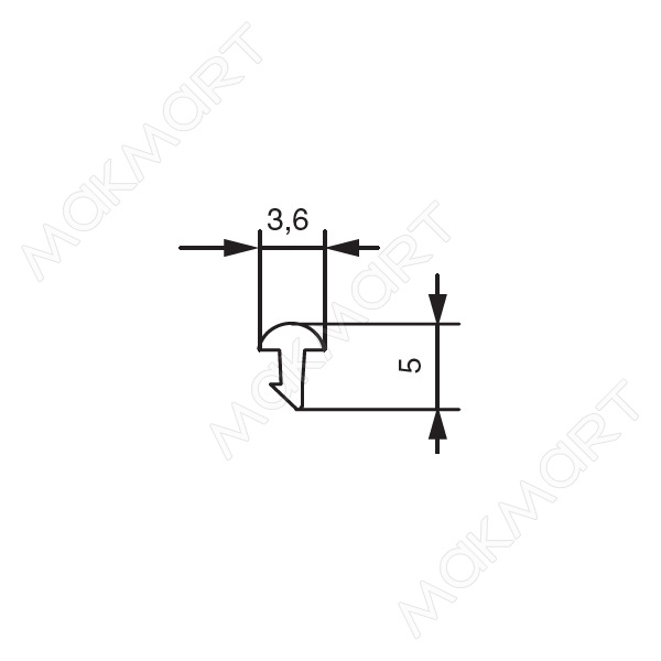 Демпфер для штанг TOAD, цвет транспарент, в бухтах(заказ)