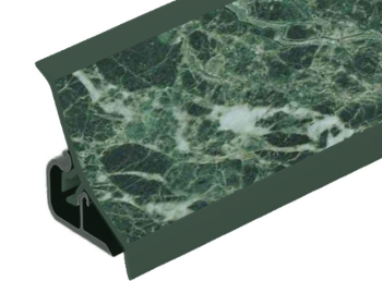 плинтус для столешниц 20*20*3,0 м Малахит 145 MRK 120-1215 (заказ)