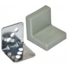 GRANDIS Уголок металлический + накладка 25*25 серый SALE