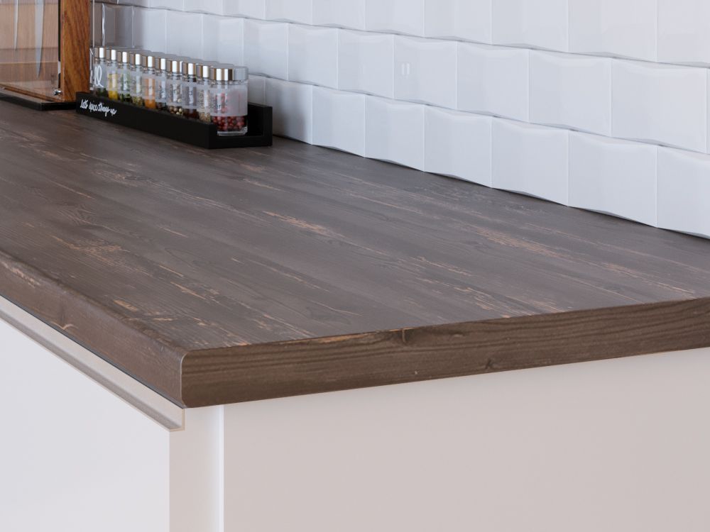 Столешница КЕДР МК 3000*600*38мм 1 группа - Черная сосна премьер 7030/FL (снят)