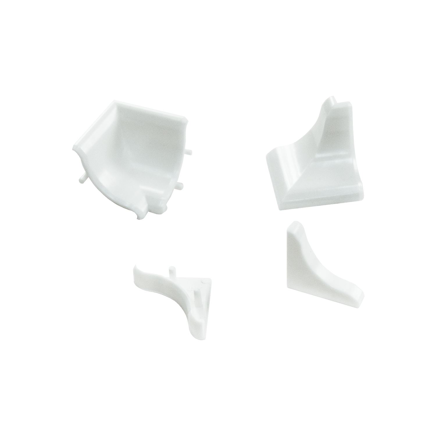 KORNER комплект загл+углы LB-15-6056 "белый глянец" 20-15-4-6056