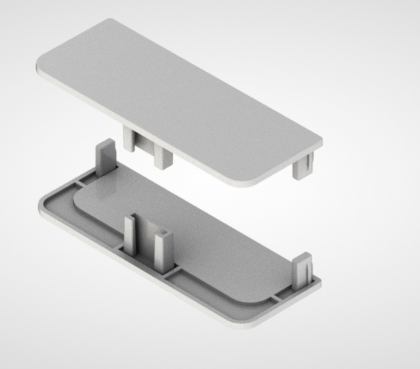 REHAU Л+П заглушка С серая сплошная пластик 98170 SALE