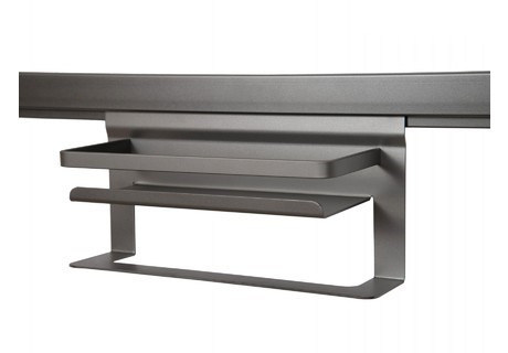 BRD Полка под специи с полотенцедержателем 349х163х118 TOTUS Тефлон SRK221/TFL SALE (снято)