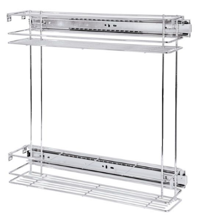 Бутылочница боковое крепление 150 (напр 45мм) с доводчиком