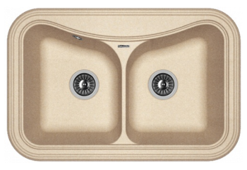 Мойка FLORENTINA Крит А 780*510*217 грей (стоп-лист)