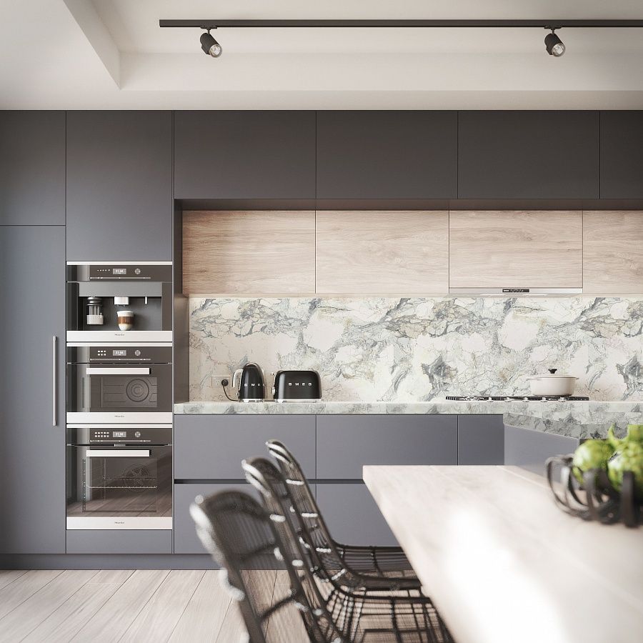 Стеновая панель КЕДР МК 3000*600*4мм 2 группа - Мрамор  Альберика 4155/S