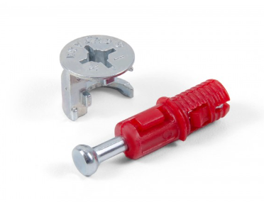 BRD ST01/54/6/RdZn/01 Эксцентрик 15х12мм, дюбель быстр. монт. d8 мм со сверлением под эксц. (заказ)