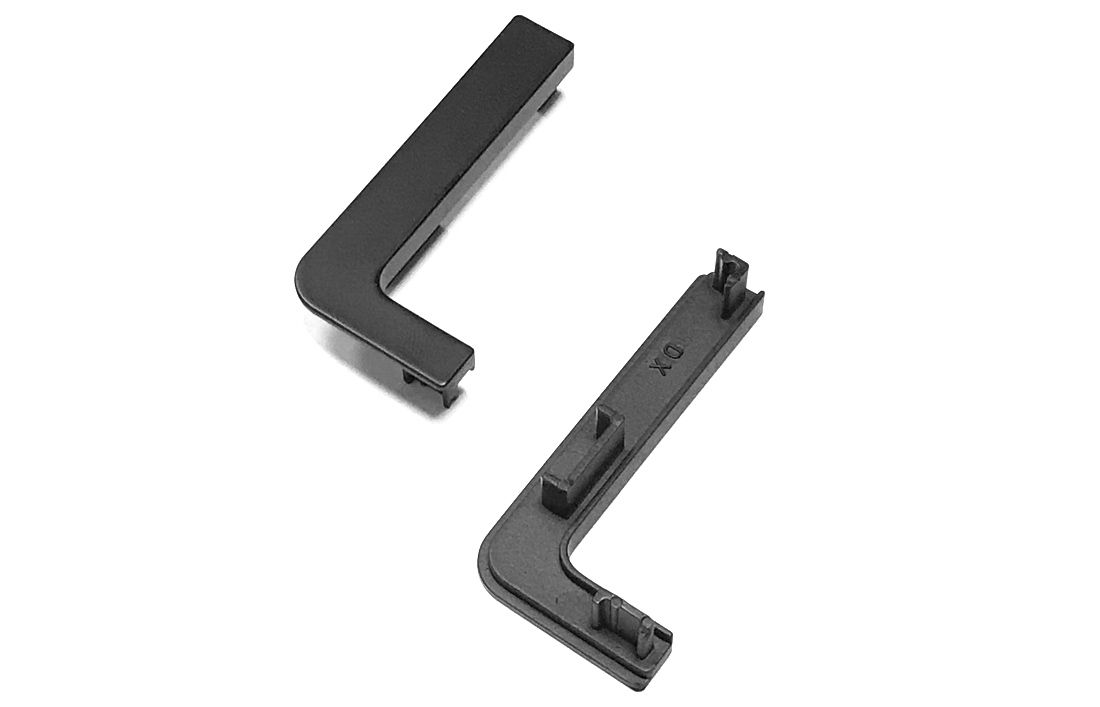 МФС Комплект закрытых заглушек для C-образного профиля (2шт.) серый №13 SALE (стоп-лист)