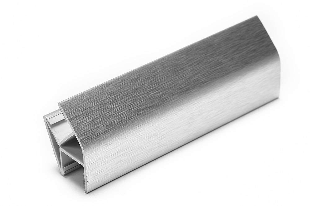 угол 135  алюминий шлифованный Россия SALE