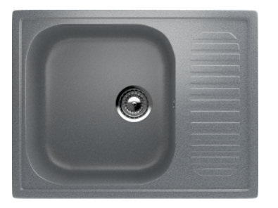 Мойка ULGRAN U-202-309 прямоугольная универсальная темно-серый
