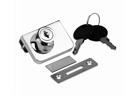 BRD замок для двух стеклянных дверей мебельный Z258CP (снято)