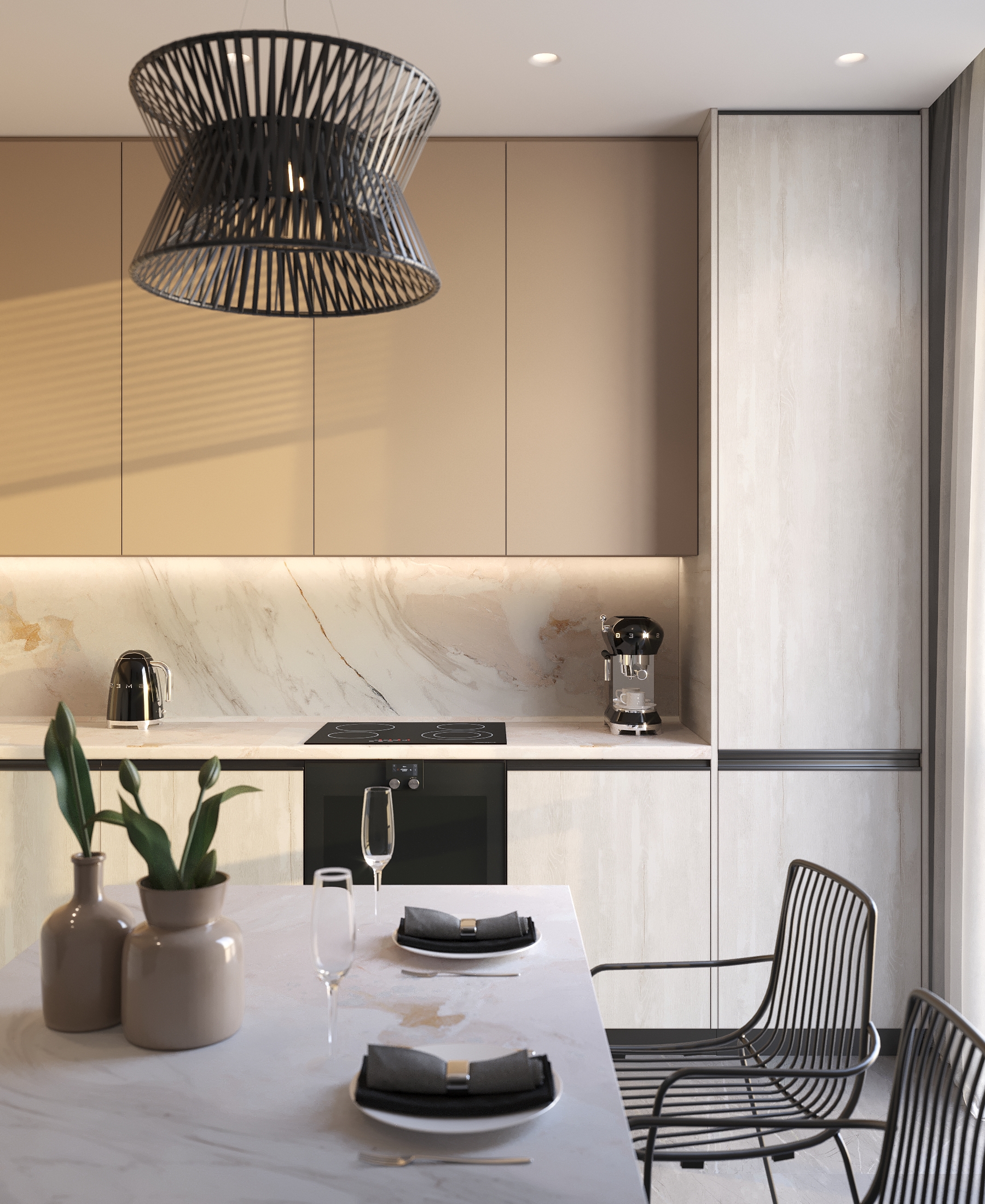 Стеновая панель СЛОТЕКС 3000*600*4,5мм К3 - Mysterious Calacatta 8252 (заказ) св. продажа