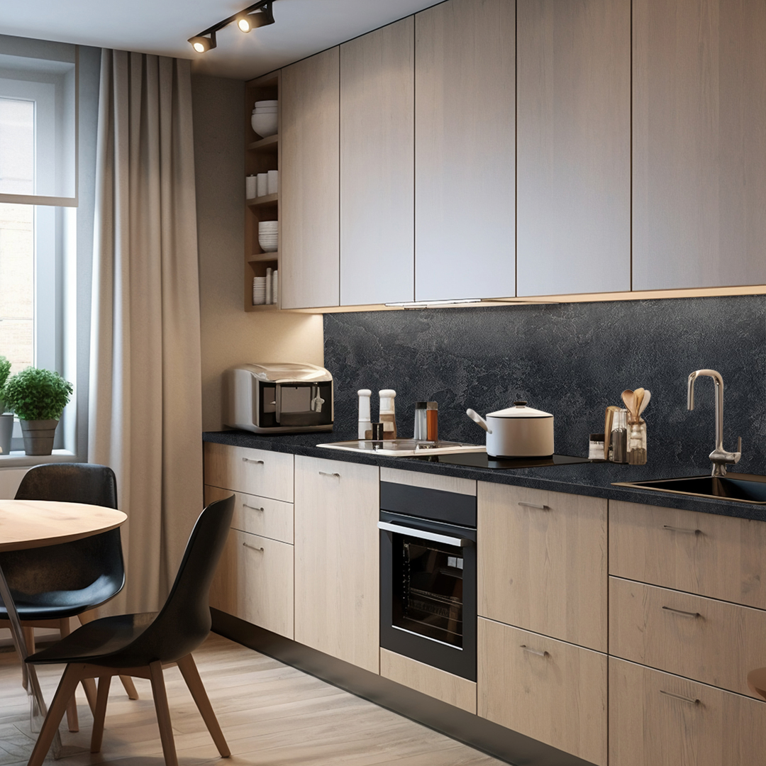 Столешница КЕДР МК 3000*600*38мм 1 группа - Альпийский шифер темный 0449/СК