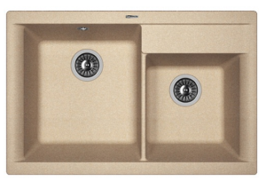 Мойка FLORENTINA Касси 780*510*217 серый шелк (стоп-лист)