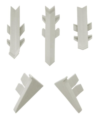 заглушки+ углы Rehau пластик серый металлик 98656 (Перфетто-лайн) SALE