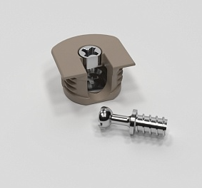 Экцентриковая стяжка (аналог RAFIX) 16мм №6 Дуб