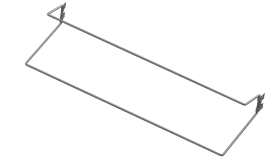 Аристо Полка для обуви одноярусная L=607 мм МЕТАЛЛИК GSA 0304/140 SALE
