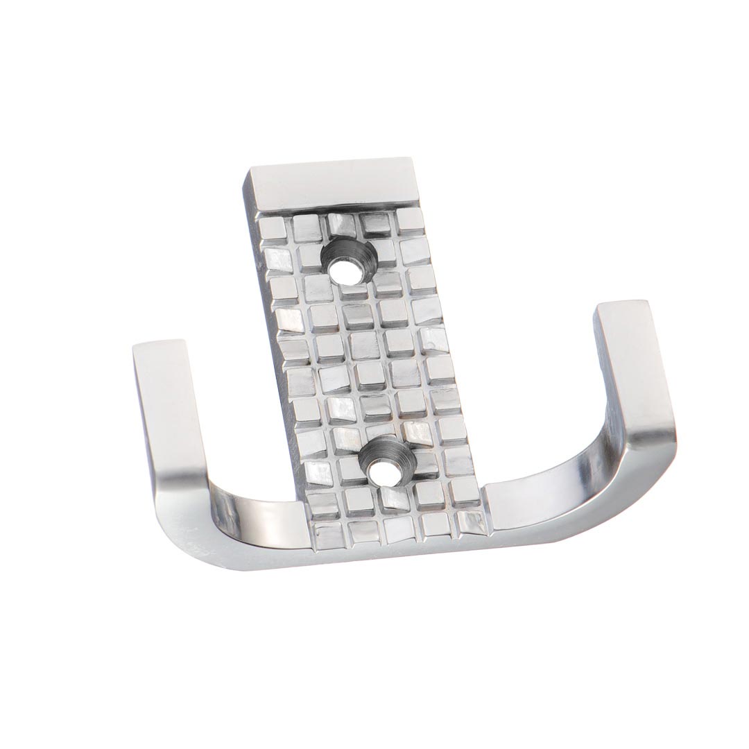 KR 0160 SC Крючок 2-х рожковый матовый хром SALE