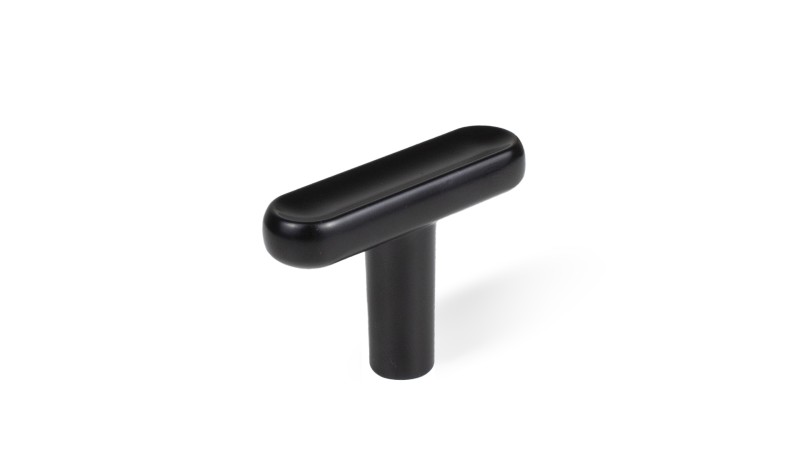 BRD RC330BL.4 ручка кнопка  VIA черный матовый