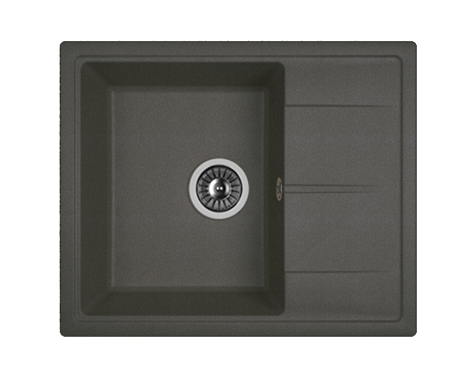 Мойка Dr. Gans Ника 580 прямоугольная с крылом графит