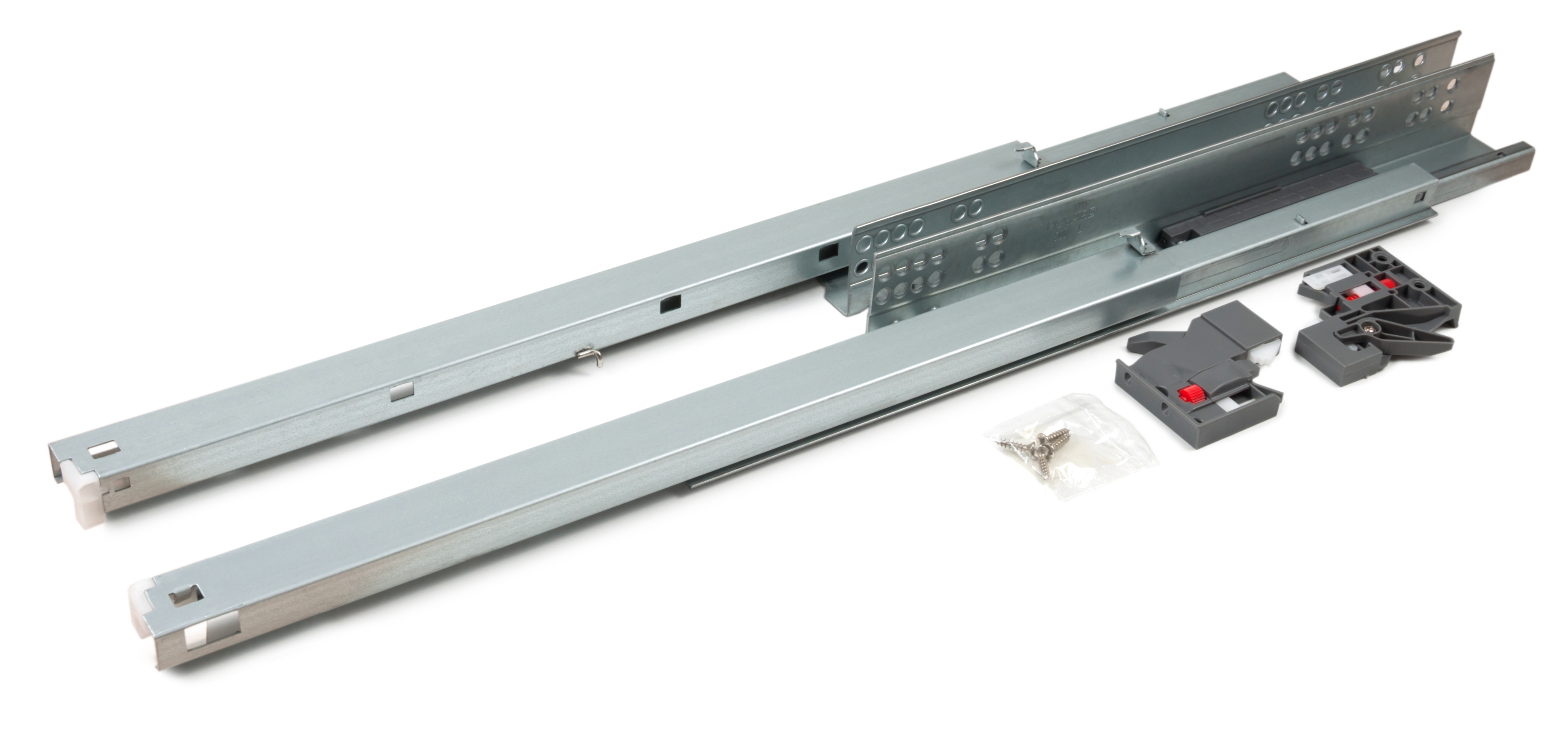 BRD DB8885Zn/ Направляющие cкрытого монтажа B-slide PUSH 500, полн. выдв. (надвижной) (снято)