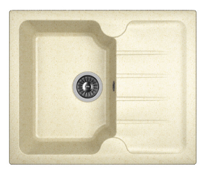 Мойка Dr. Gans Лора 620 прямоугольная с крылом латте (заказ)