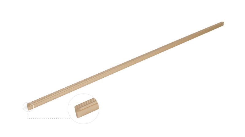 BRD RS064SG.4 ручка-скоба 128 мм SHELL сатиновое золото