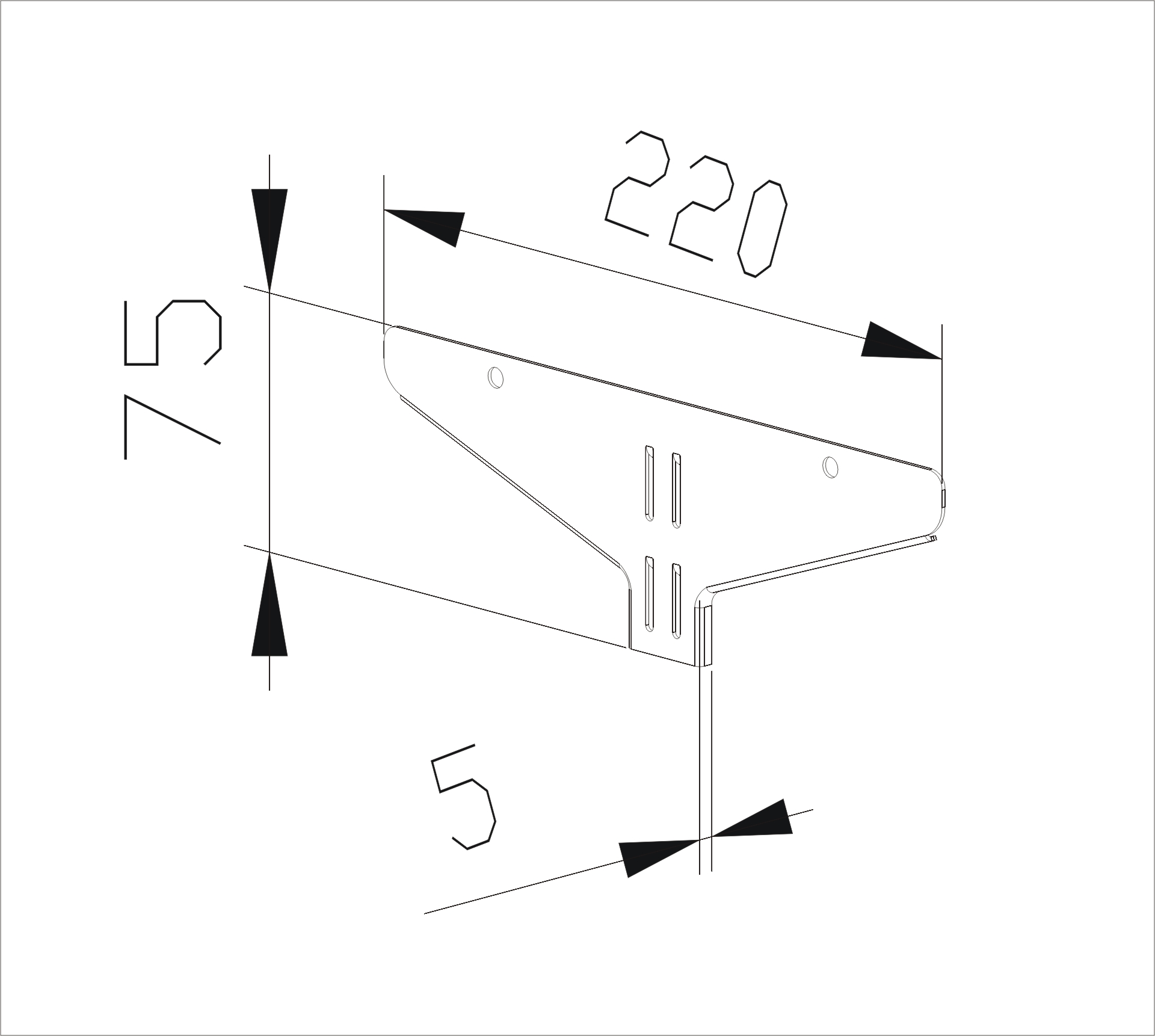 Аристо Кронштейн для корзины навесной МЕТАЛЛИК