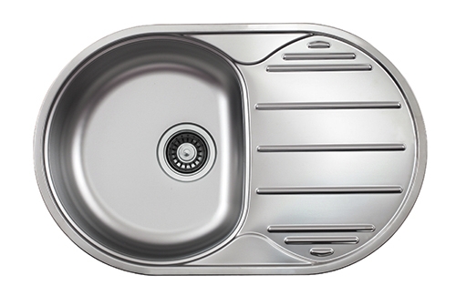 Мойка FLORENTINA Глория 780 перелив в чаше матовый хром (заказ)